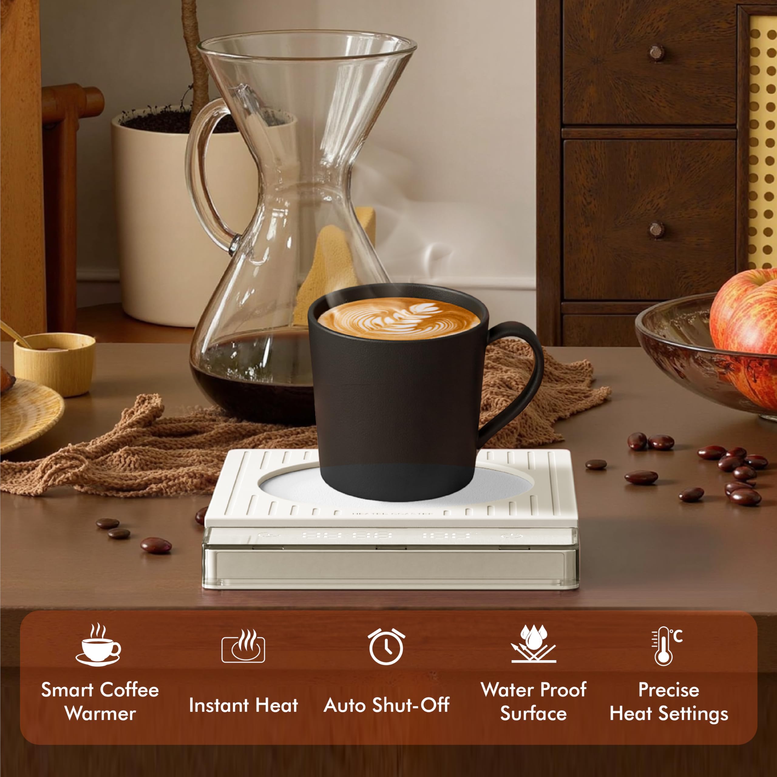 Brenzo candle warmer melts wax safely releasing fragrance