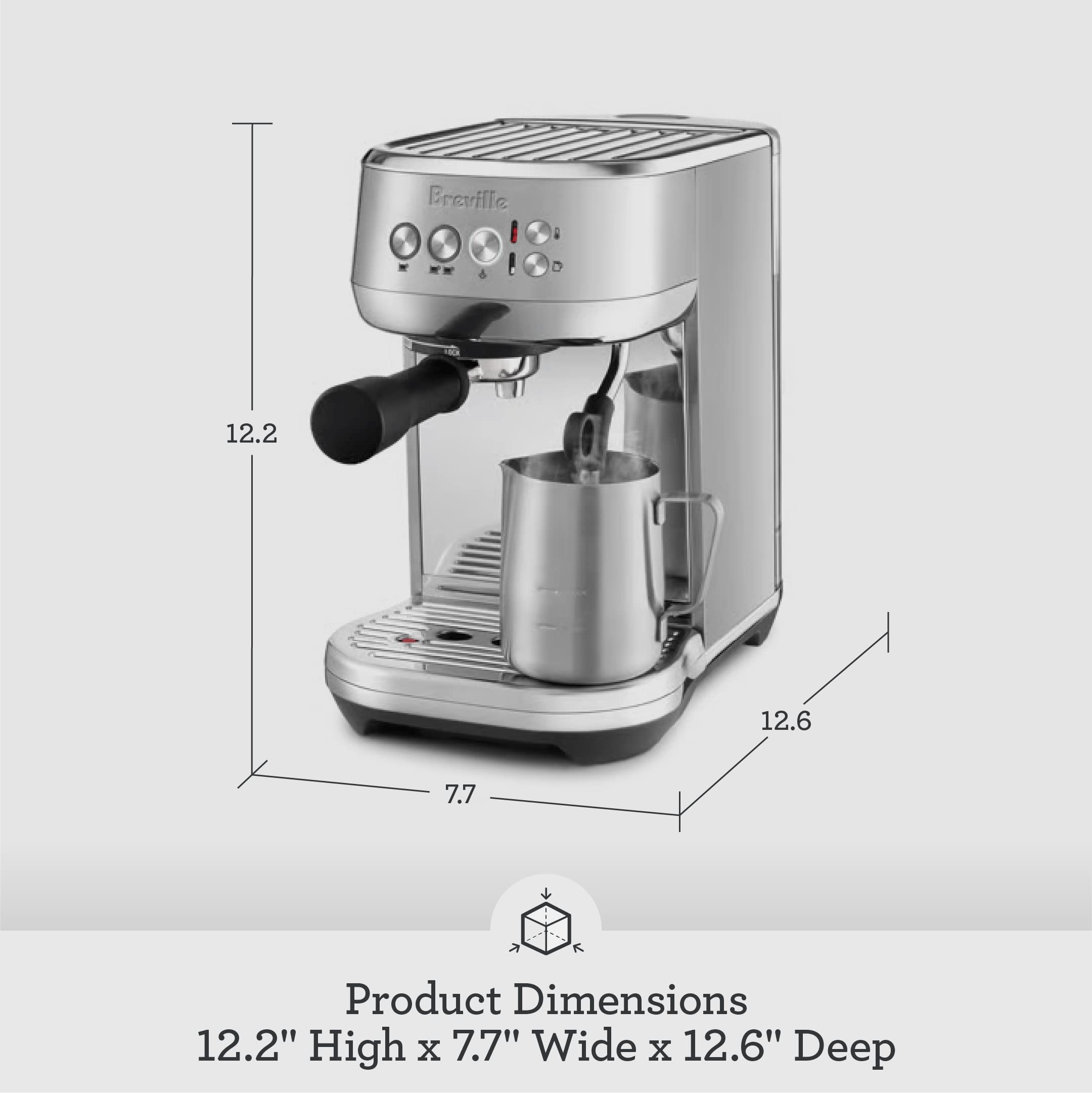 Breville Bambino Plus digital temperature control ensuring precise extraction of flavors.