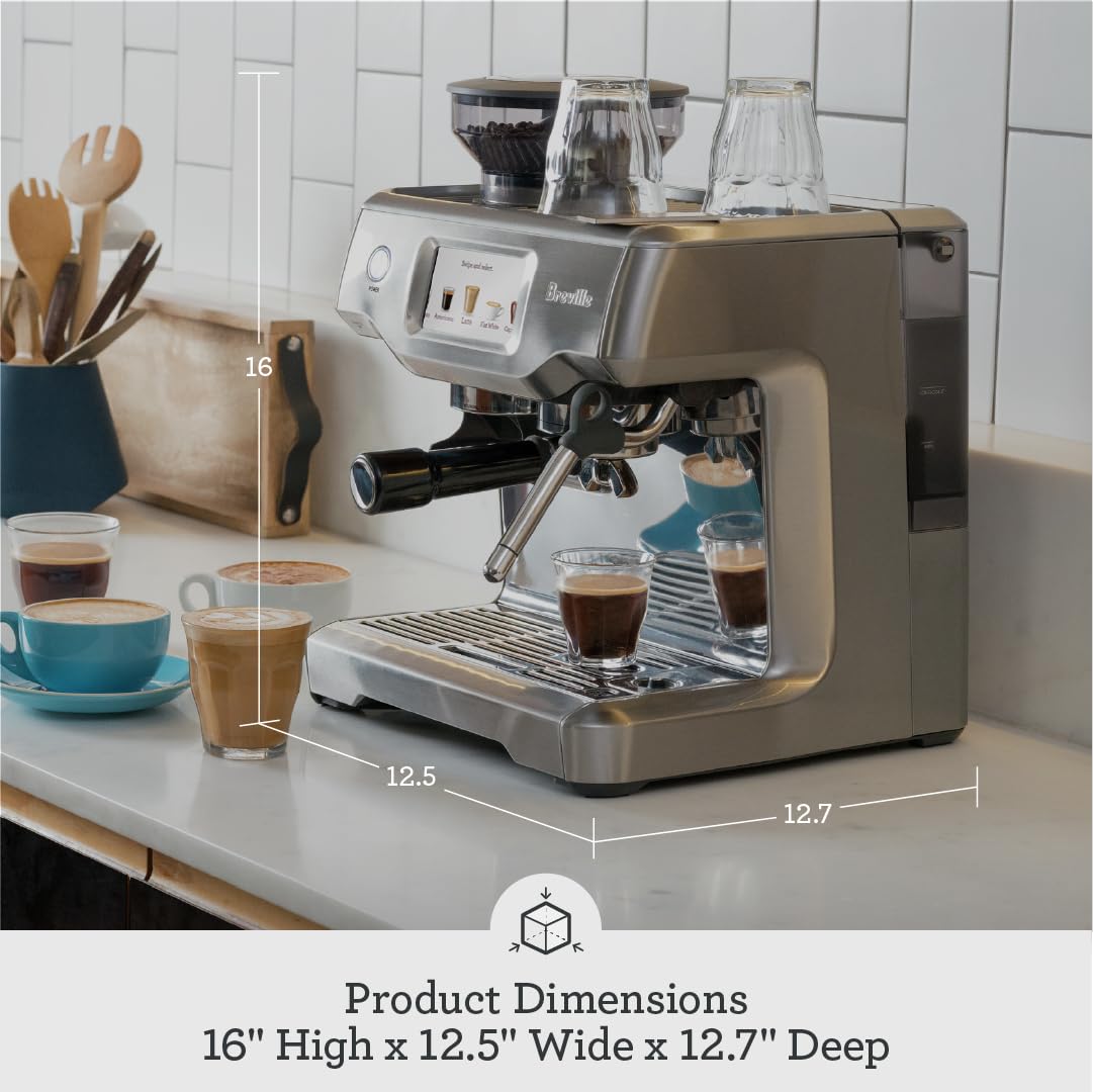 Integrated grinder with dose control ready to grind on demand.
