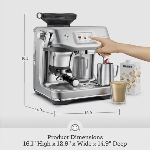 Breville Barista Touch Impress ThermoJet heat for fast coffee prep