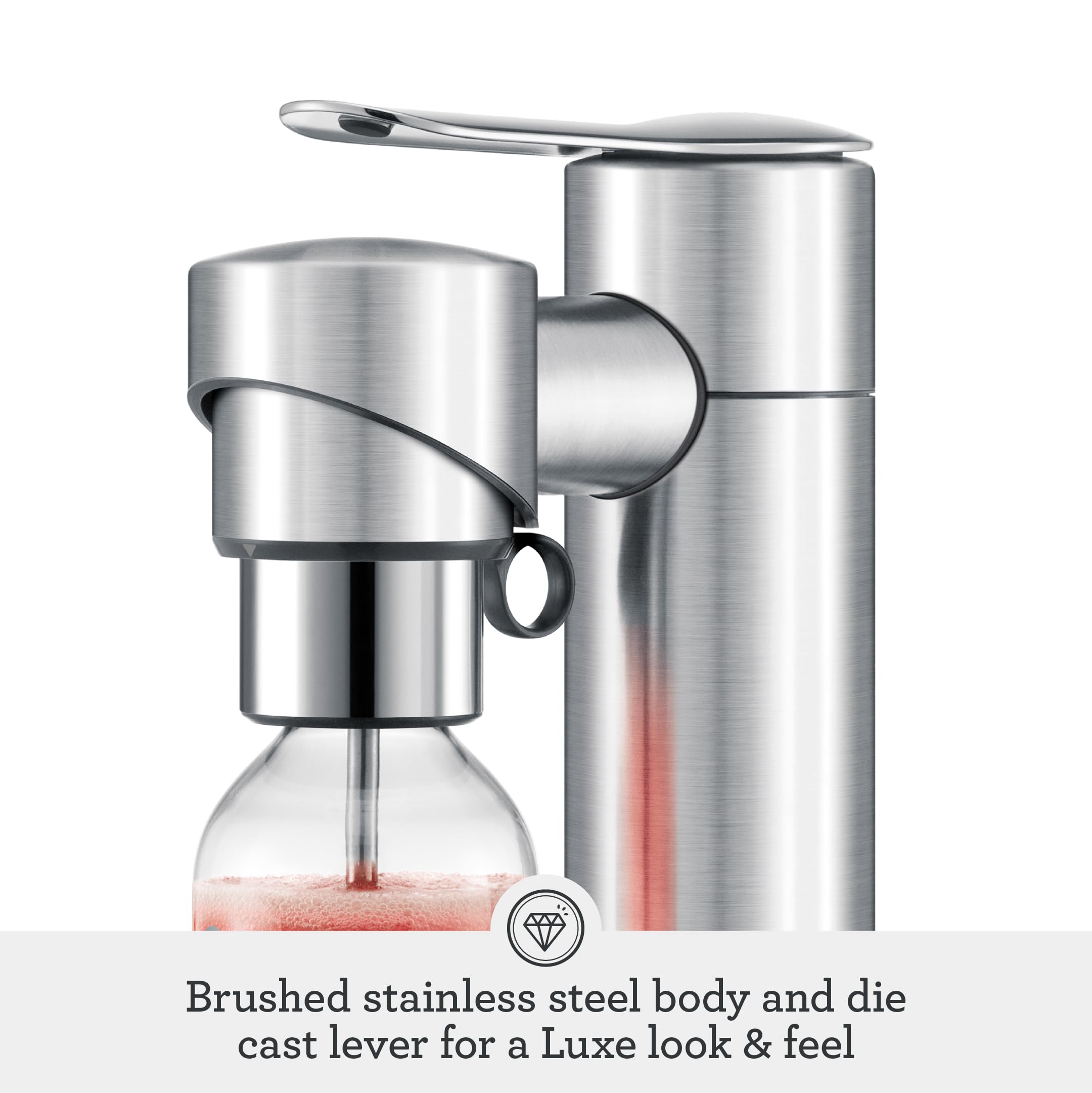 Breville FusionCap and 1L bottle accessories organized for setup