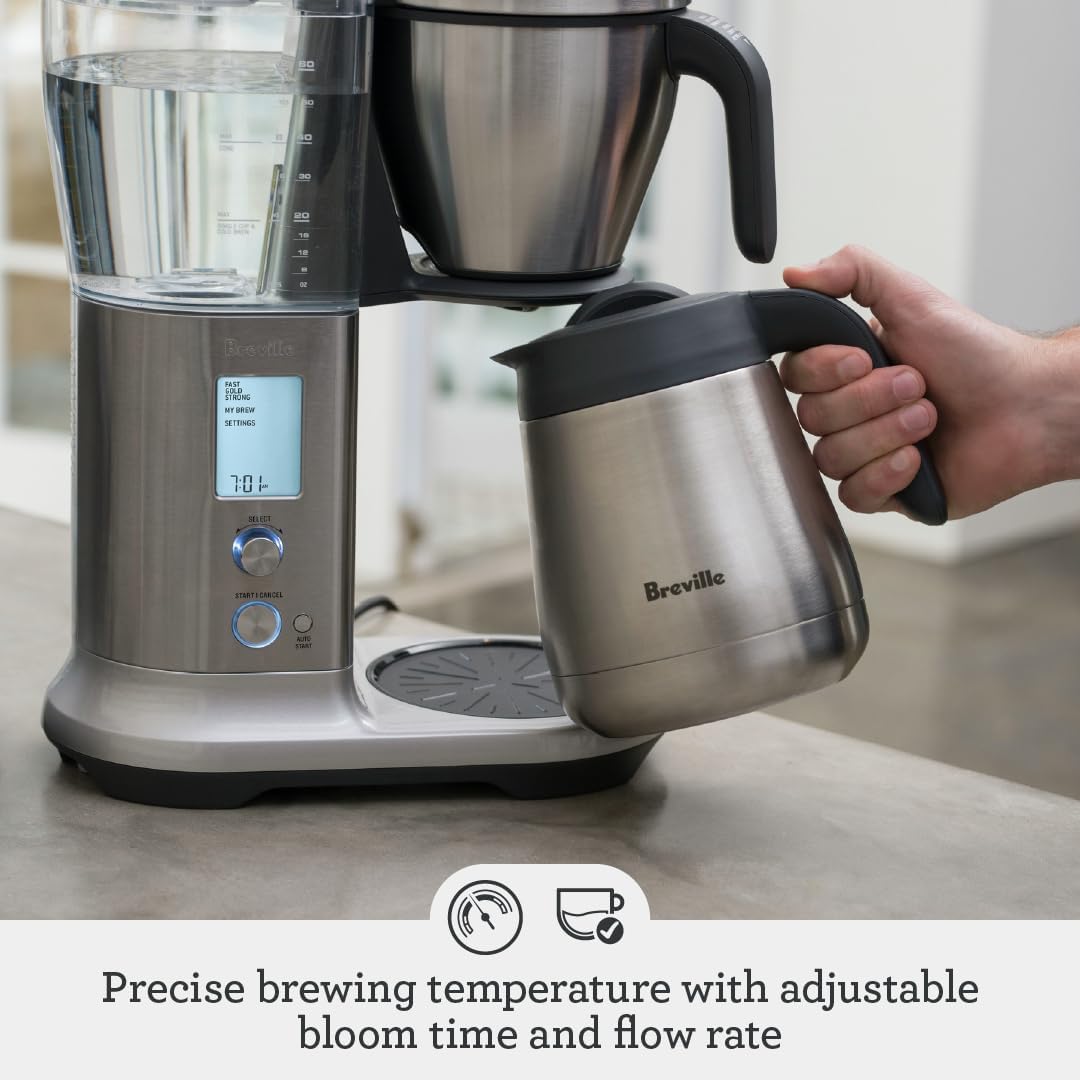 Breville BDC450BSS gold cup setting indicating ideal brewing temperature