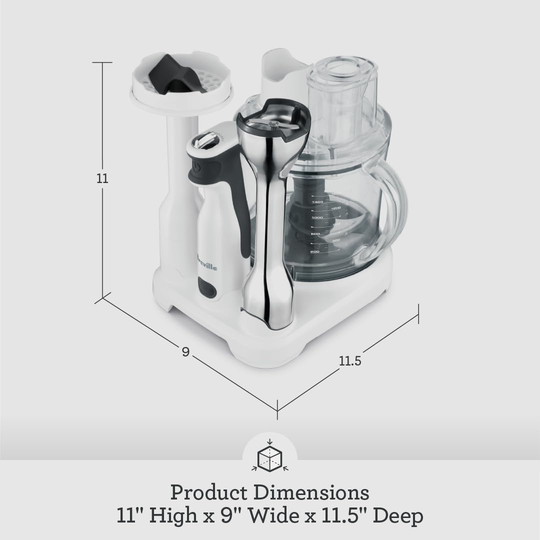 Breville BSB530XL storage base keeps blender and attachments organized