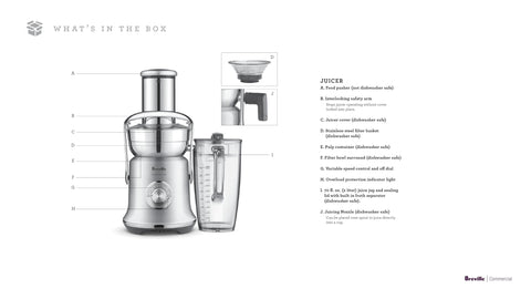 Breville Commercial Juice Fountain XL Pro on a bar setup demonstrates night-long juice service flexibility.