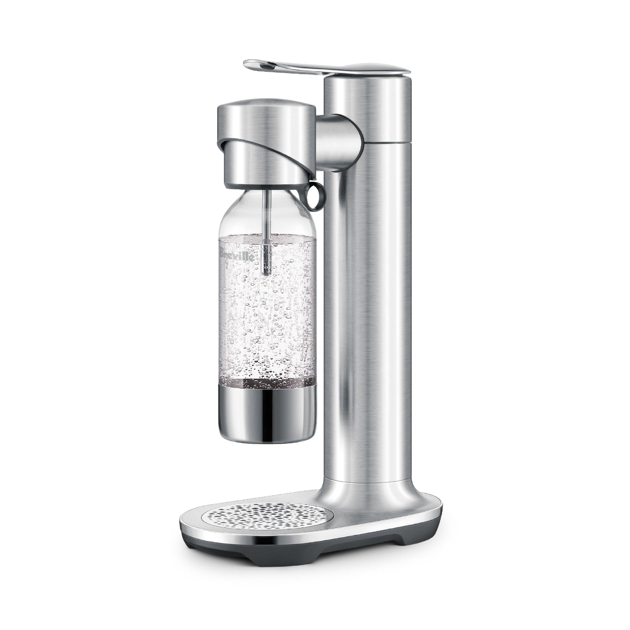 Breville InFizz Aqua bottle pour demonstrates easy, refreshing sparkling water at home.
