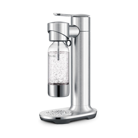 Breville InFizz Aqua bottle pour demonstrates easy, refreshing sparkling water at home.