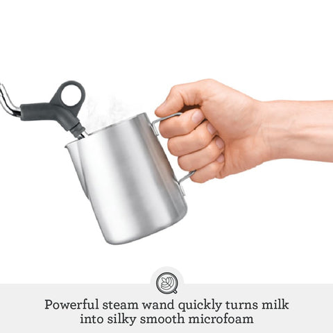 Breville Infuser BES840XL cup warmer for serving hot cups