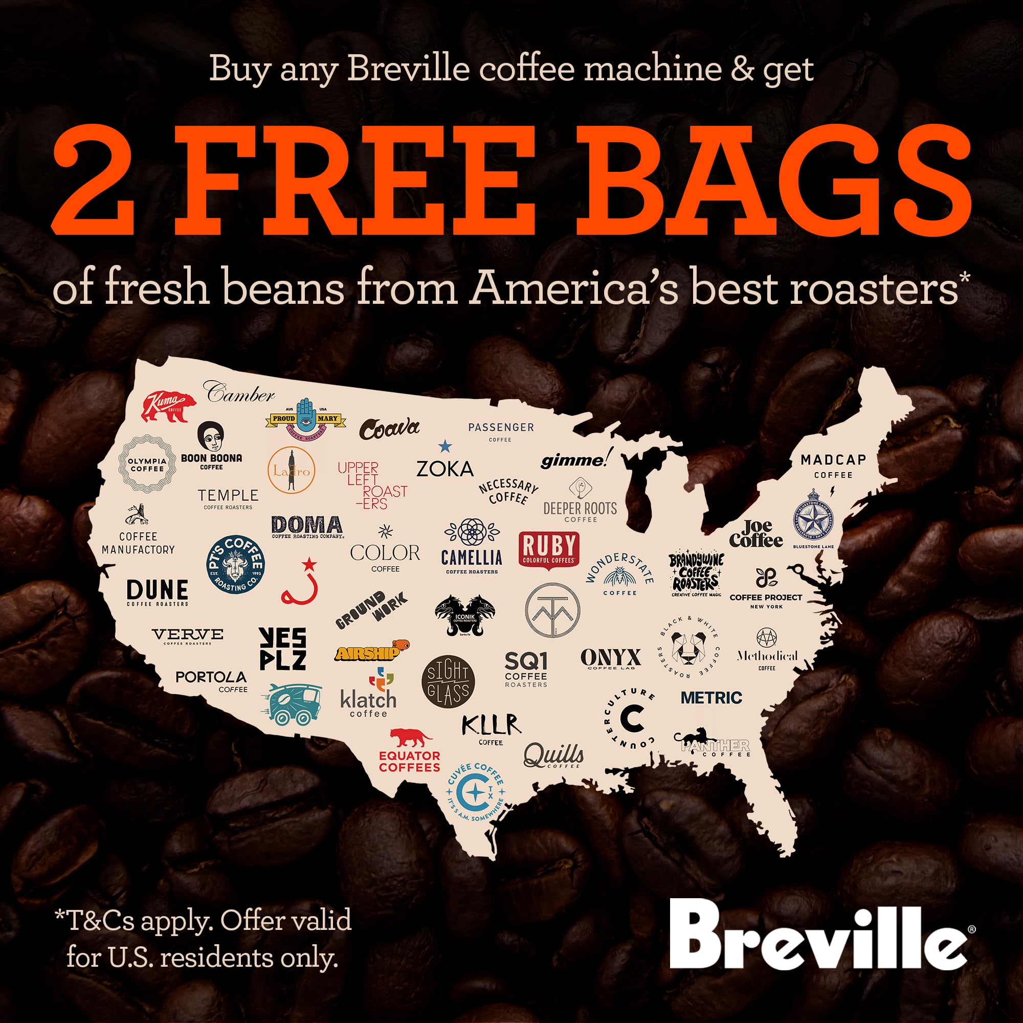 Breville Infuser volumetric control buttons for shot sizing