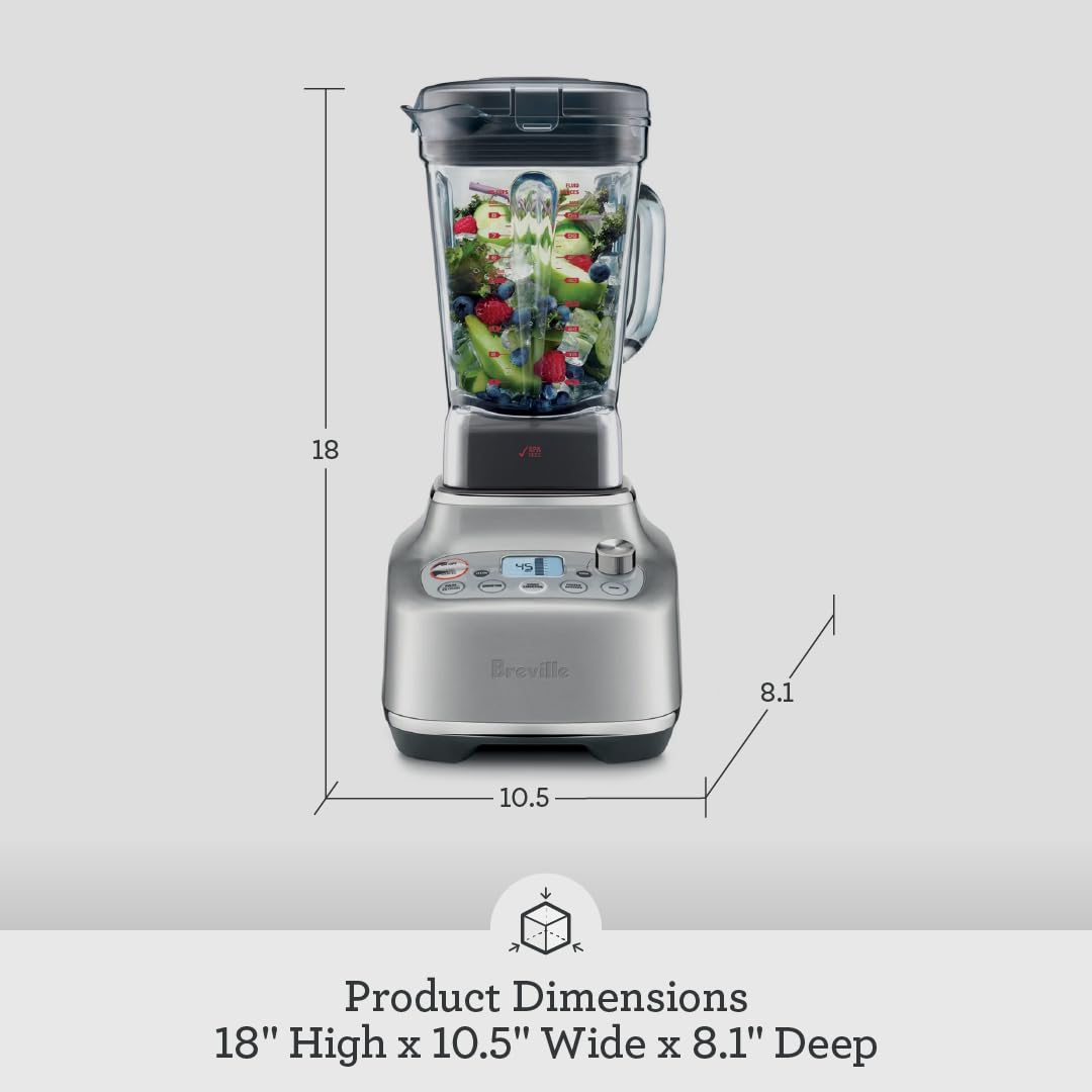 Breville Super Q twelve speed settings provide precise control.