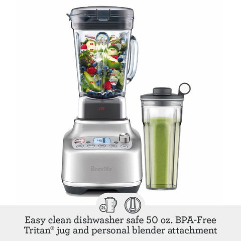 Breville Super Q with Vac Q compatibility helps preserve color and texture.