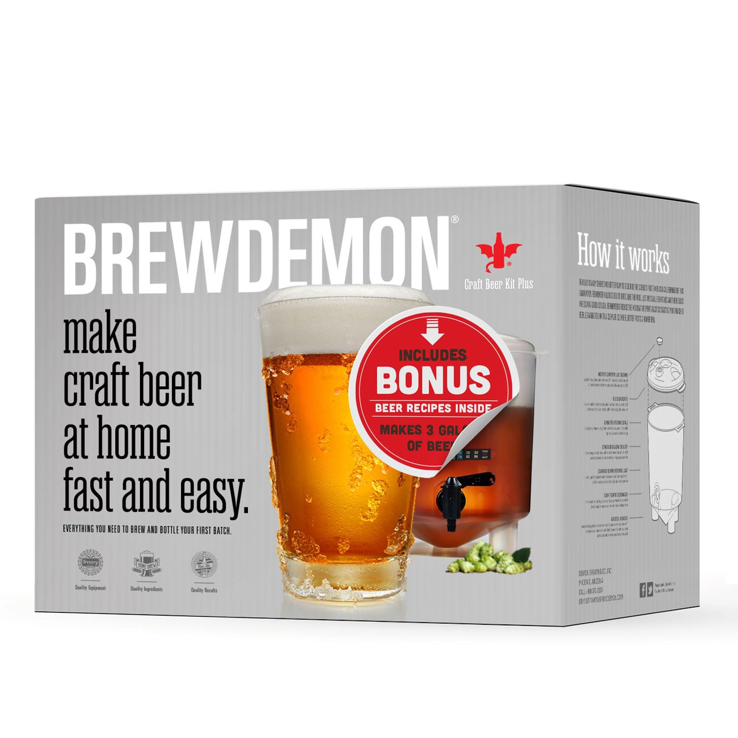 Conical design in heat-resistant plastic preserves beer flavor during fermentation