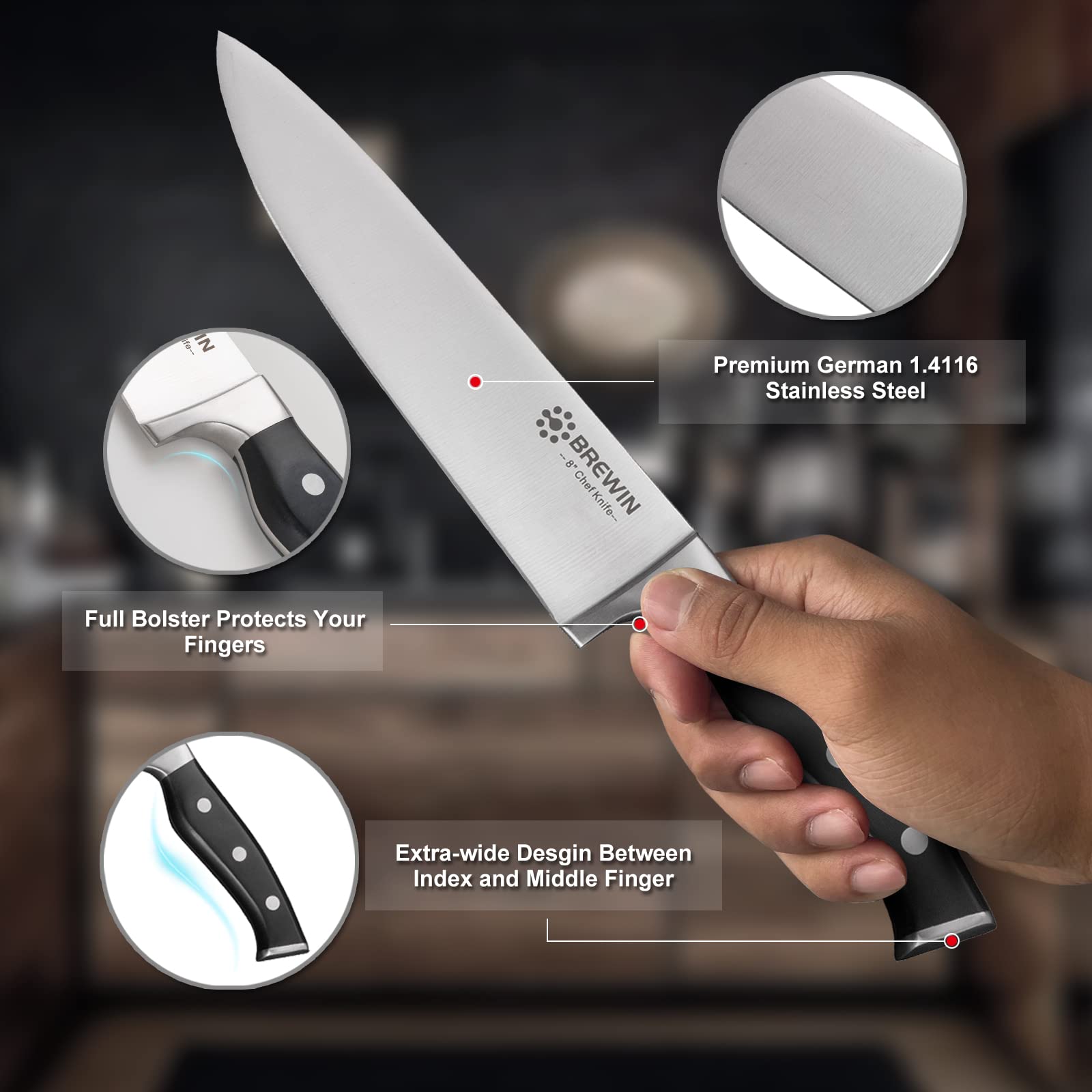 Brewin knife box gift set showcases premium packaging suitable for gifting.