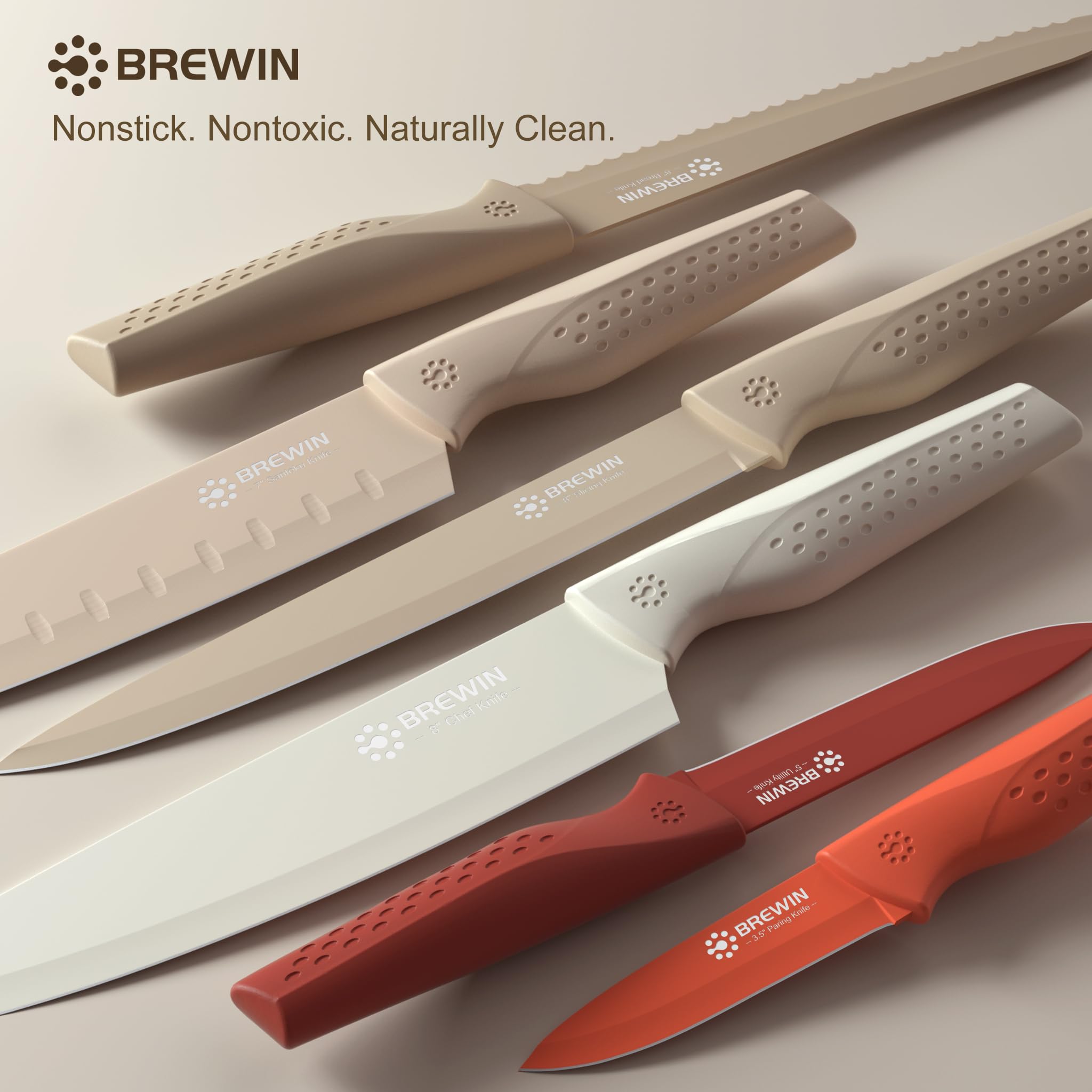 Brewin 7-inch Santoku knife for precise chopping