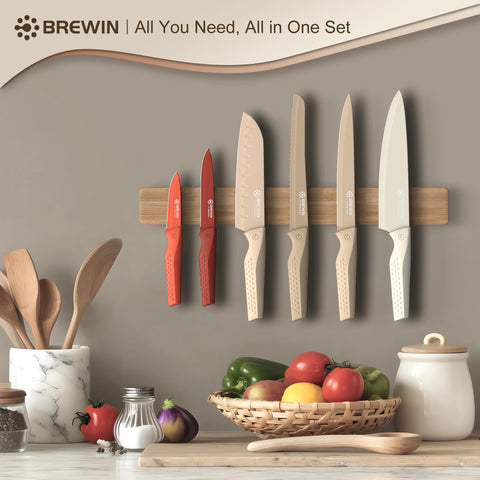 Brewin 8-inch chef knife for versatile slicing tasks