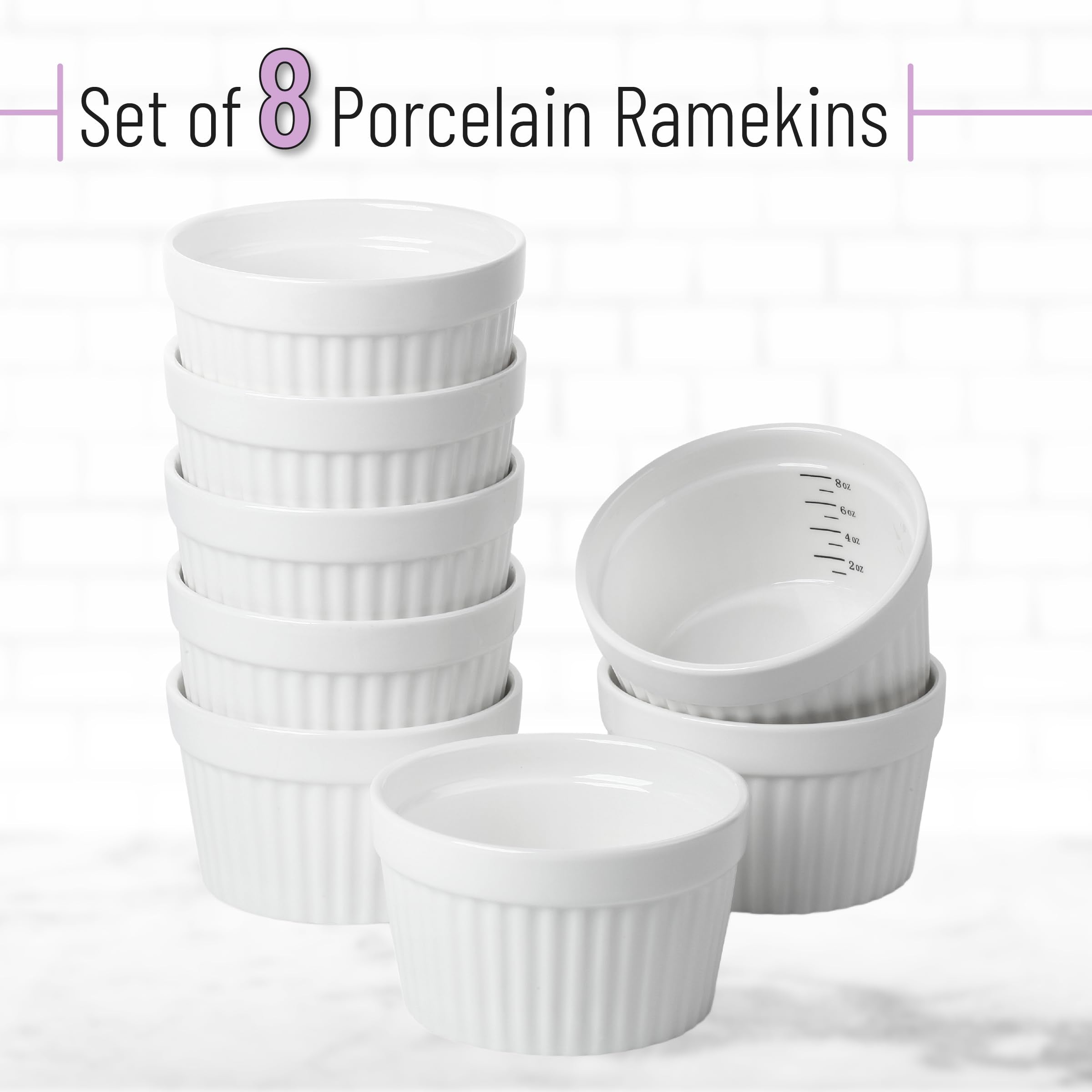 Brew To A Tea creme brulee ramekin highlights silky custards and crisp caramel crust.