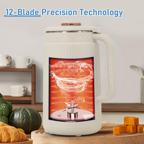Brezzolife Nut Milk Maker delay-start lets you schedule drinks ahead.