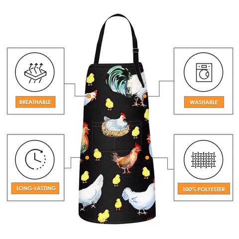 Bribay apron waterproof polyester fabric closeup indicates lightweight protection.
