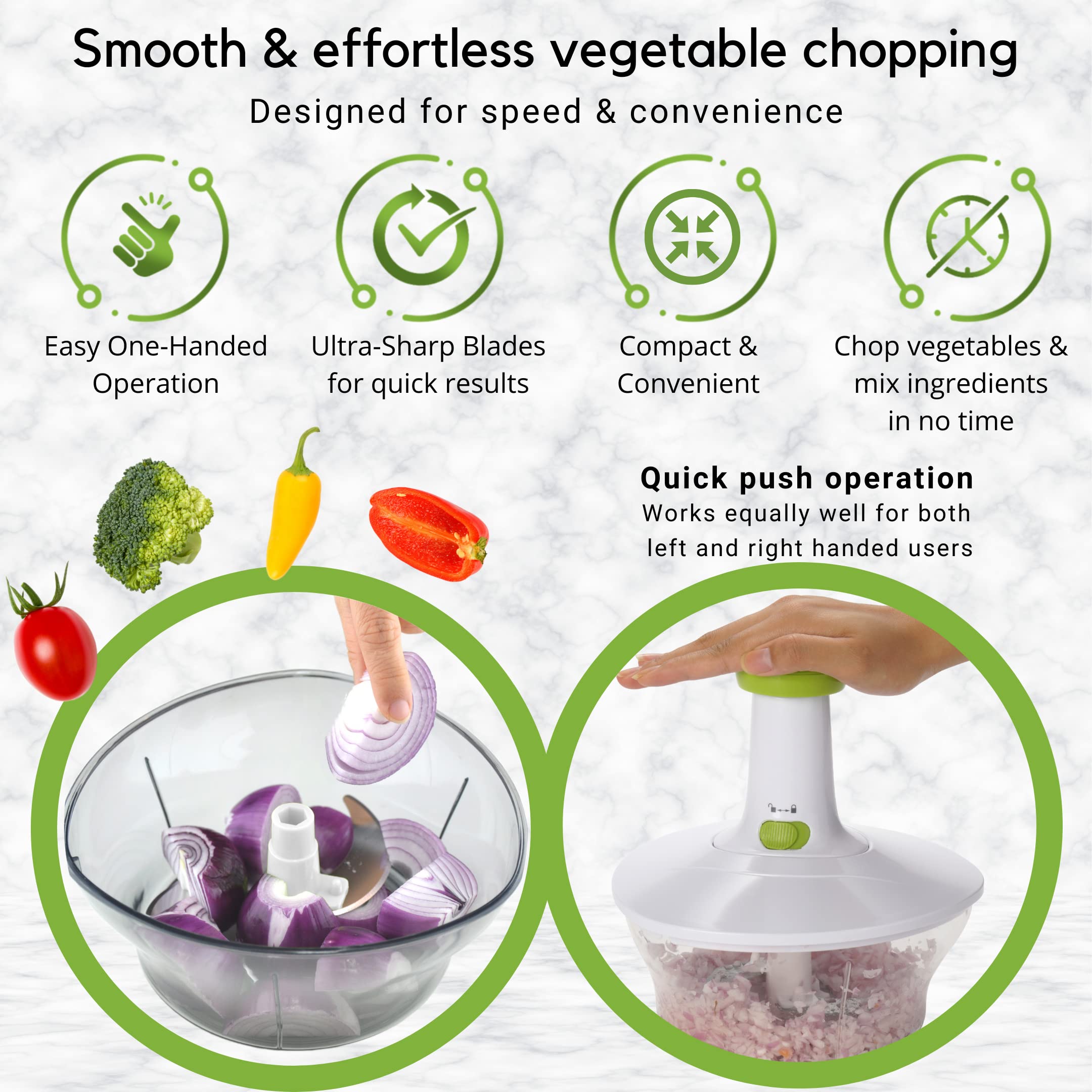 Brieftons Express top rack dishwasher safe blades and bowl for easy cleaning