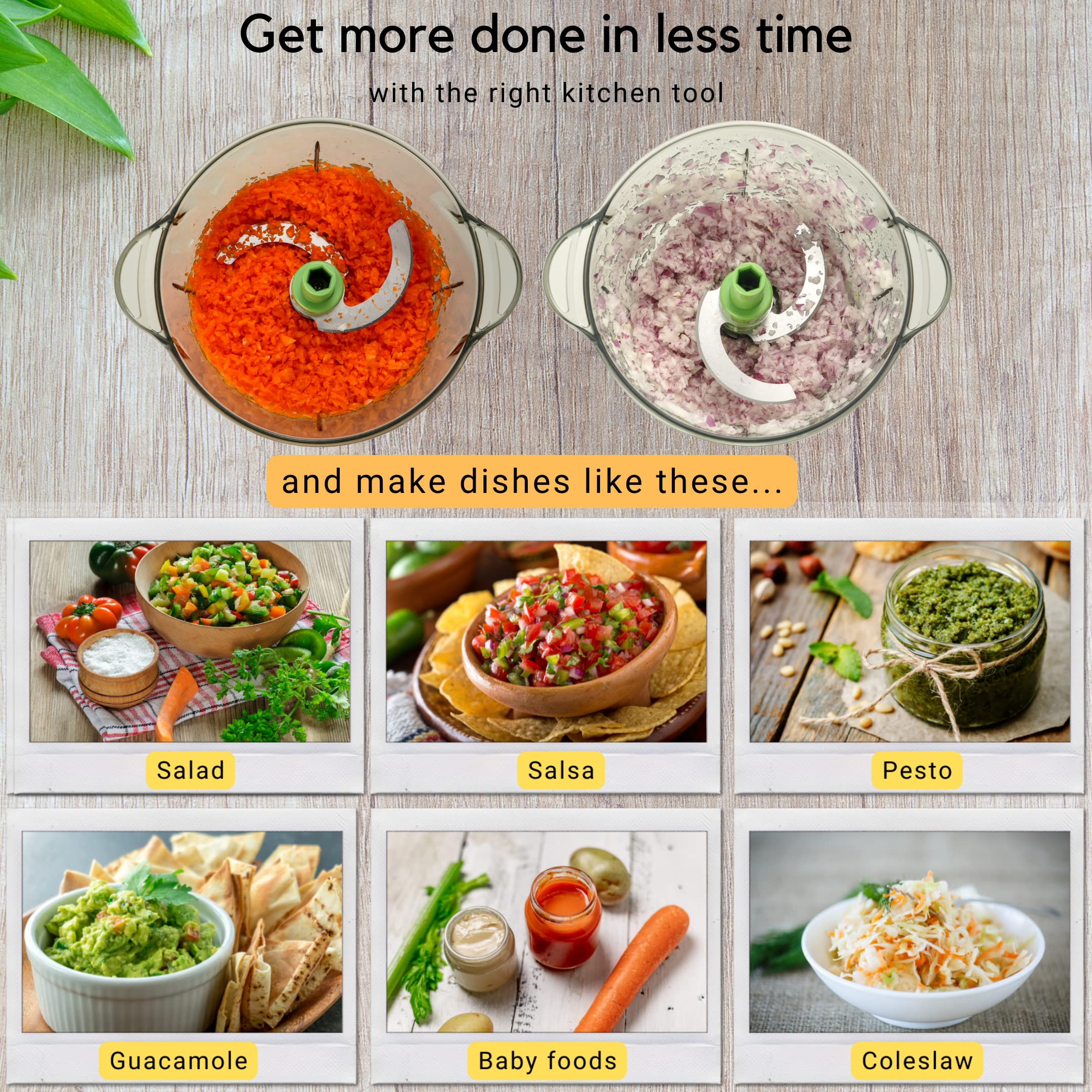 Brieftons Express blade for clean, precise vegetable cuts