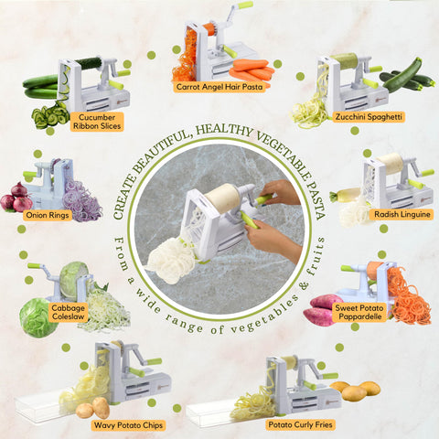 Brieftons online guide videos help you spiralize confidently.