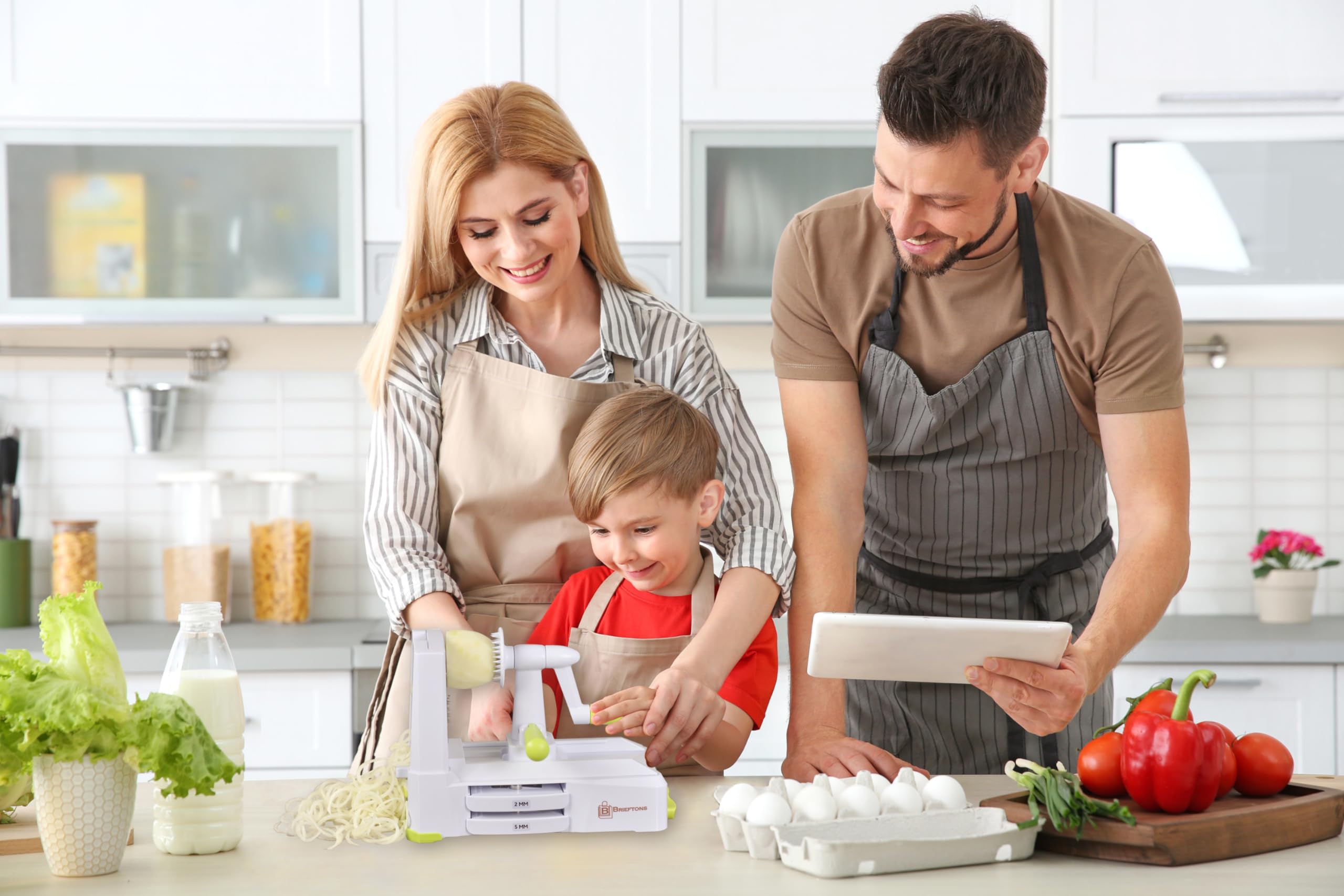 Brieftons quick-start guide and demo videos help you begin cooking confidently.