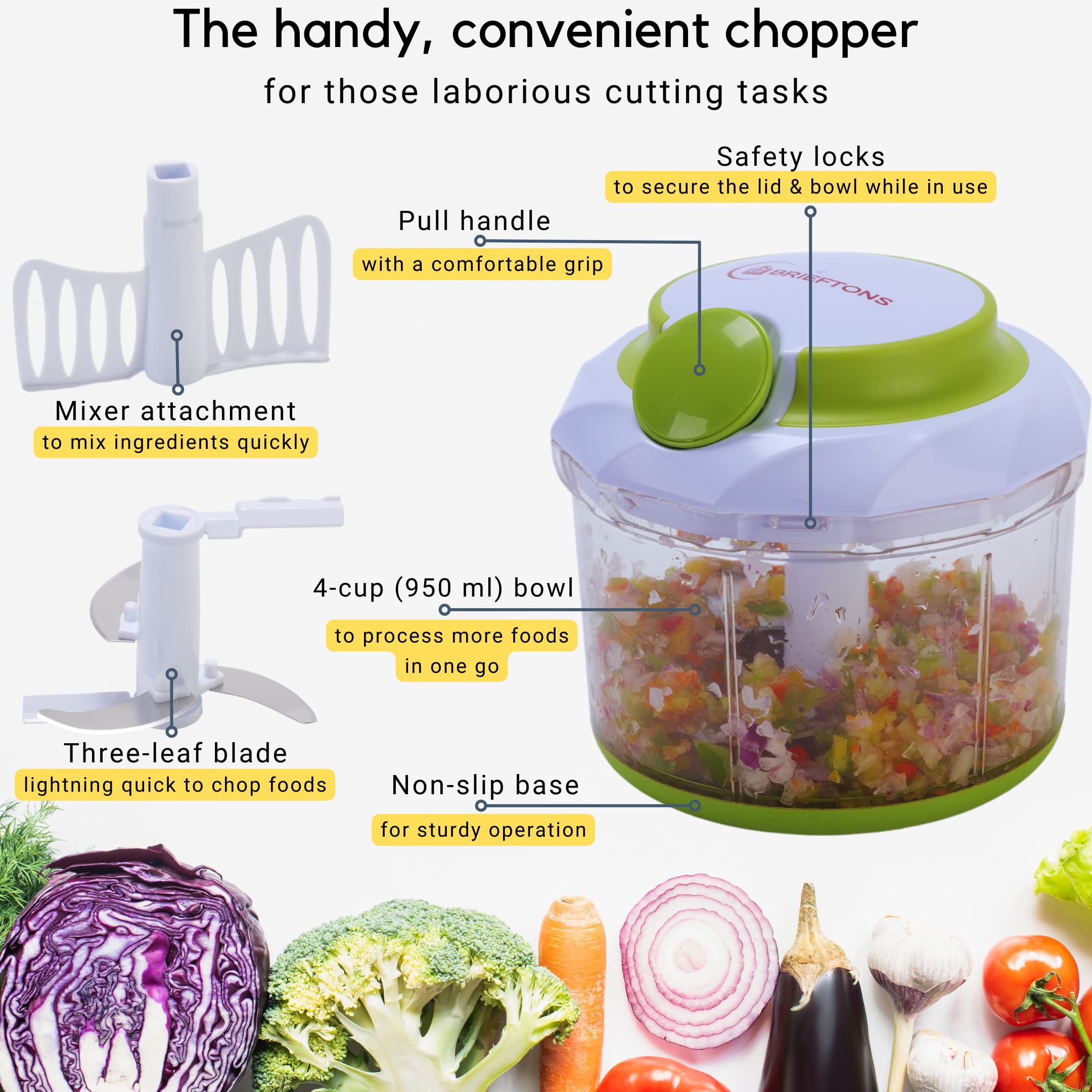 Brieftons QuickPull bundle with recipe ebooks for meal inspiration.