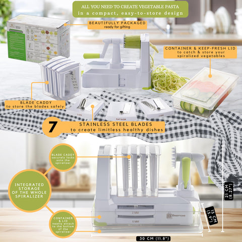 Brieftons storage caddy keeps tool neat in your kitchen.