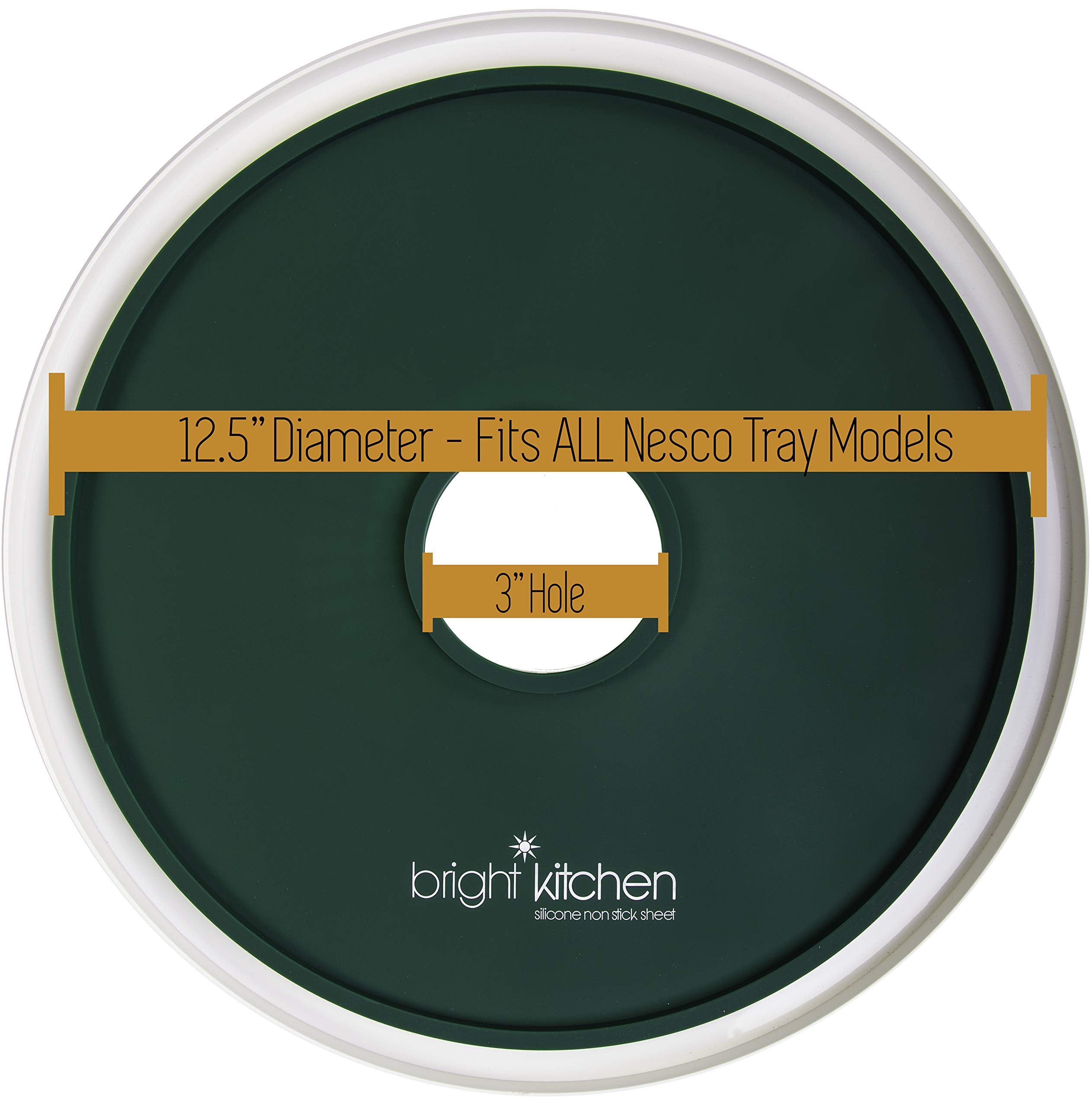 Dishwasher-safe Bright Kitchen EDGE circle sheet for easy cleaning after use