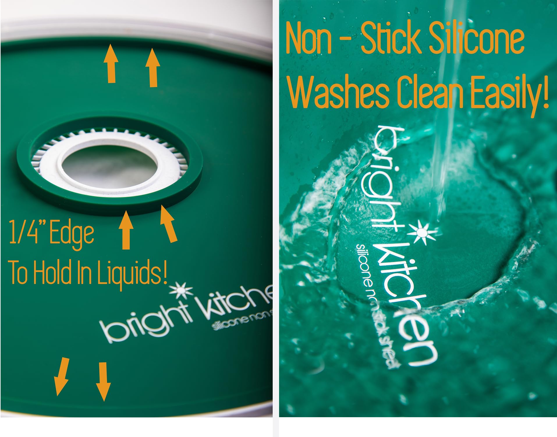 Solid surface Bright Kitchen sheet prevents spills when making fruit leather