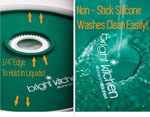 Bright Kitchen Edge circle sheets are dishwasher safe for quick cleanup after dehydration