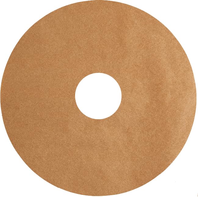 Bright Kitchen parchment round with Nesco 12in hole for easy dehydration and cleanup.