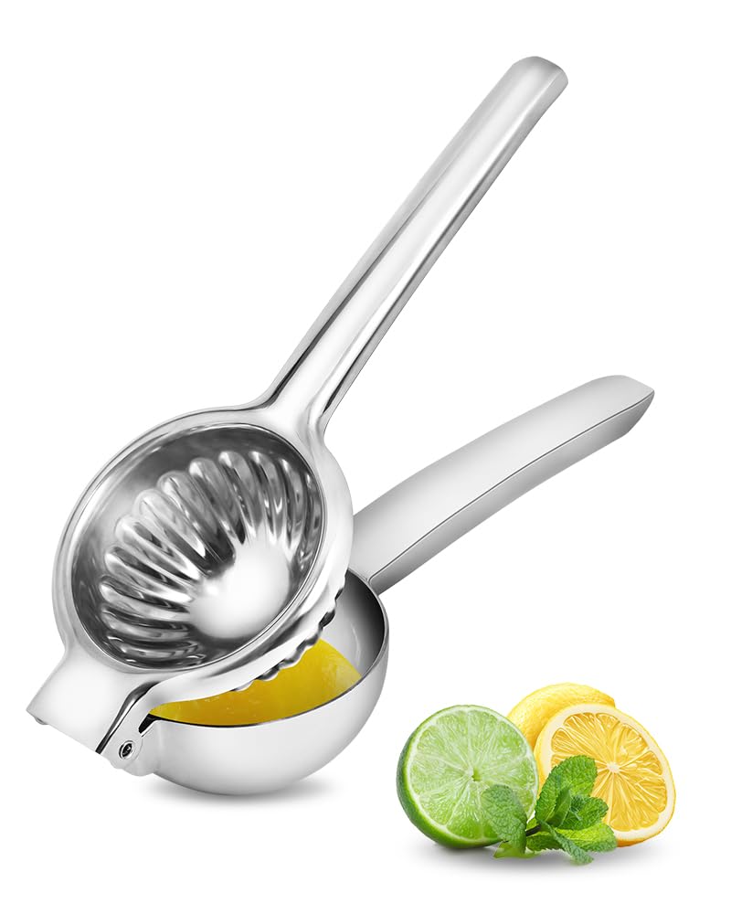 Brigii lemon squeezer press head delivers effortless juice extraction.