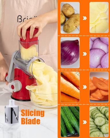 Brigii Non-slip base keeps the grater steady during use.