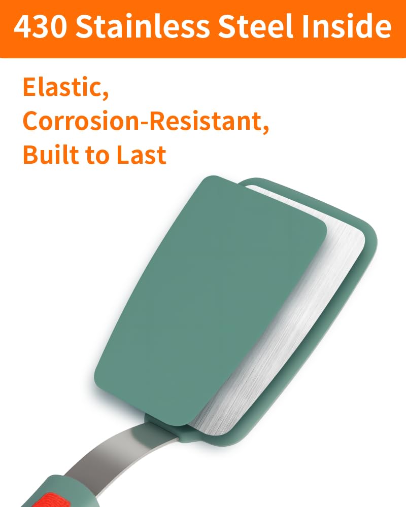 Brigii dishwasher-safe silicone spatula set — easy cleanup after busy cooking sessions.