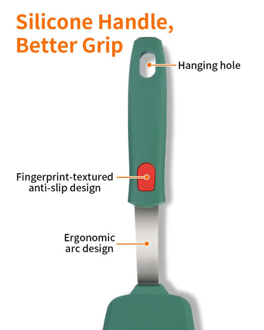Brigii large spatula — great for flipping burgers and lifting chunky ingredients.