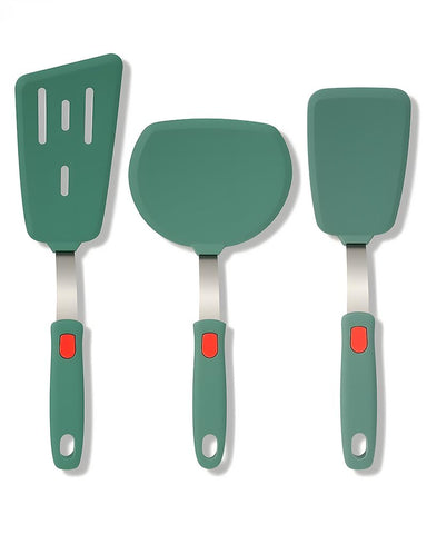 Brigii silicone spatula set 3 heat-resistant — safe contact with hot pans and precise flipping.