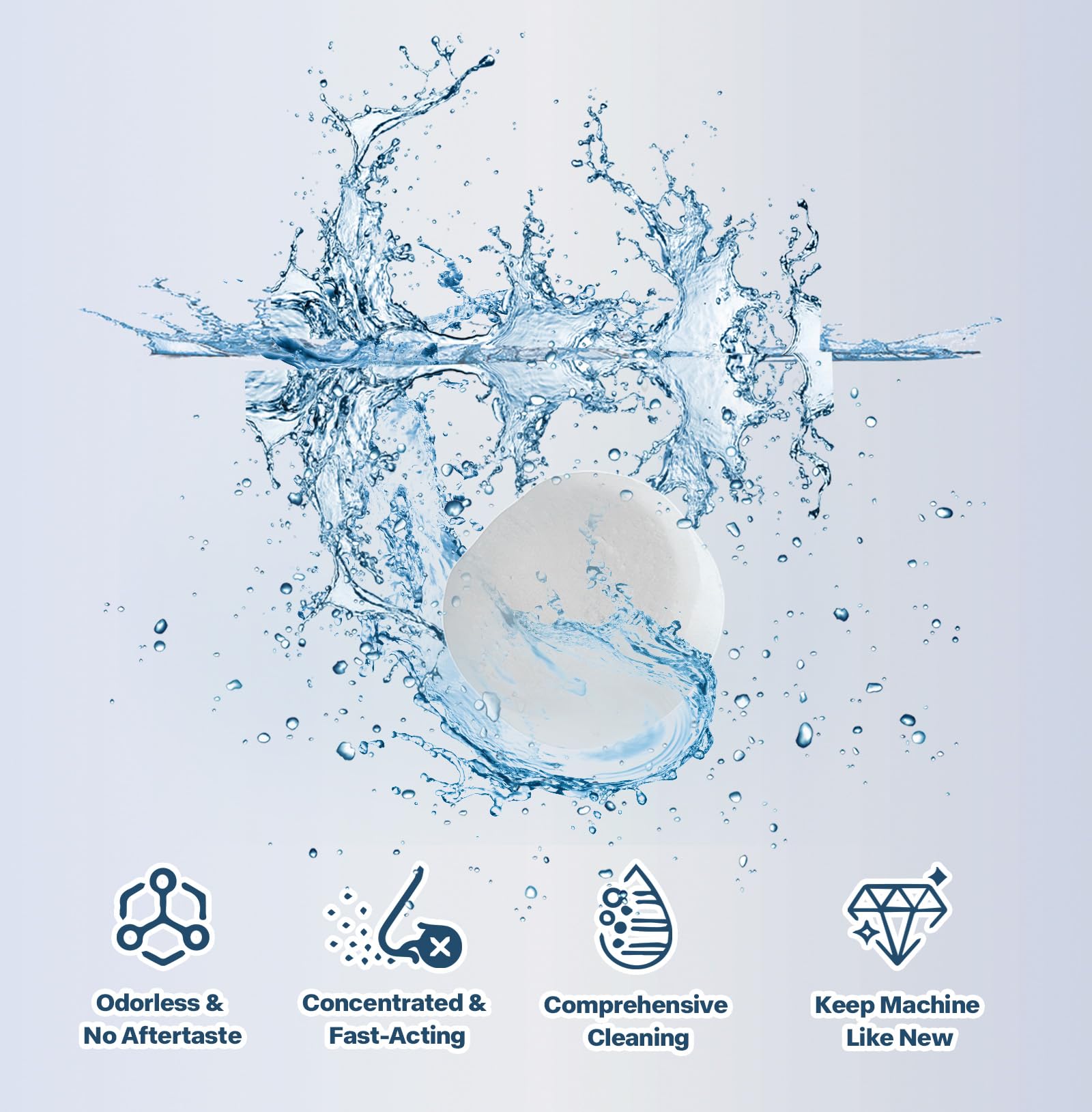 Brikinte packaging image highlights included disc and tablets for Ninja ES601