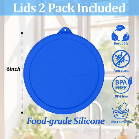 BrillaraSymm microwave-safe lids for reheating leftovers without splatters.