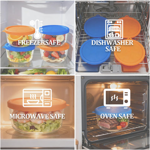 BrillaraSymm reusable silicone lids replace plastic wrap and foil in the kitchen.