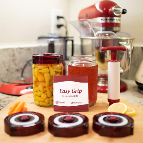 Brillenti food-grade leak-proof gasket ensures a snug seal during fermentation