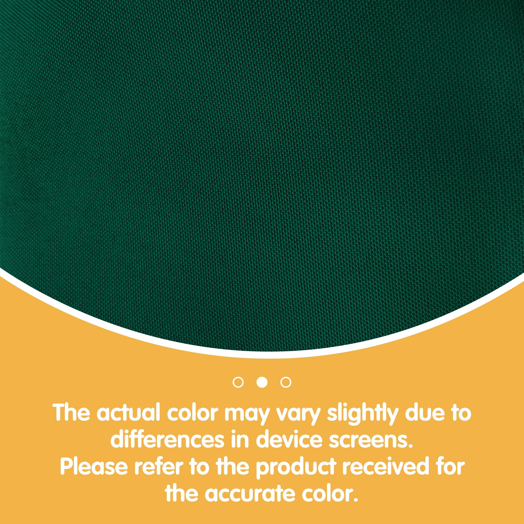 BRILLMAX hunter green tablecloth resisting stains from sauces and drinks.