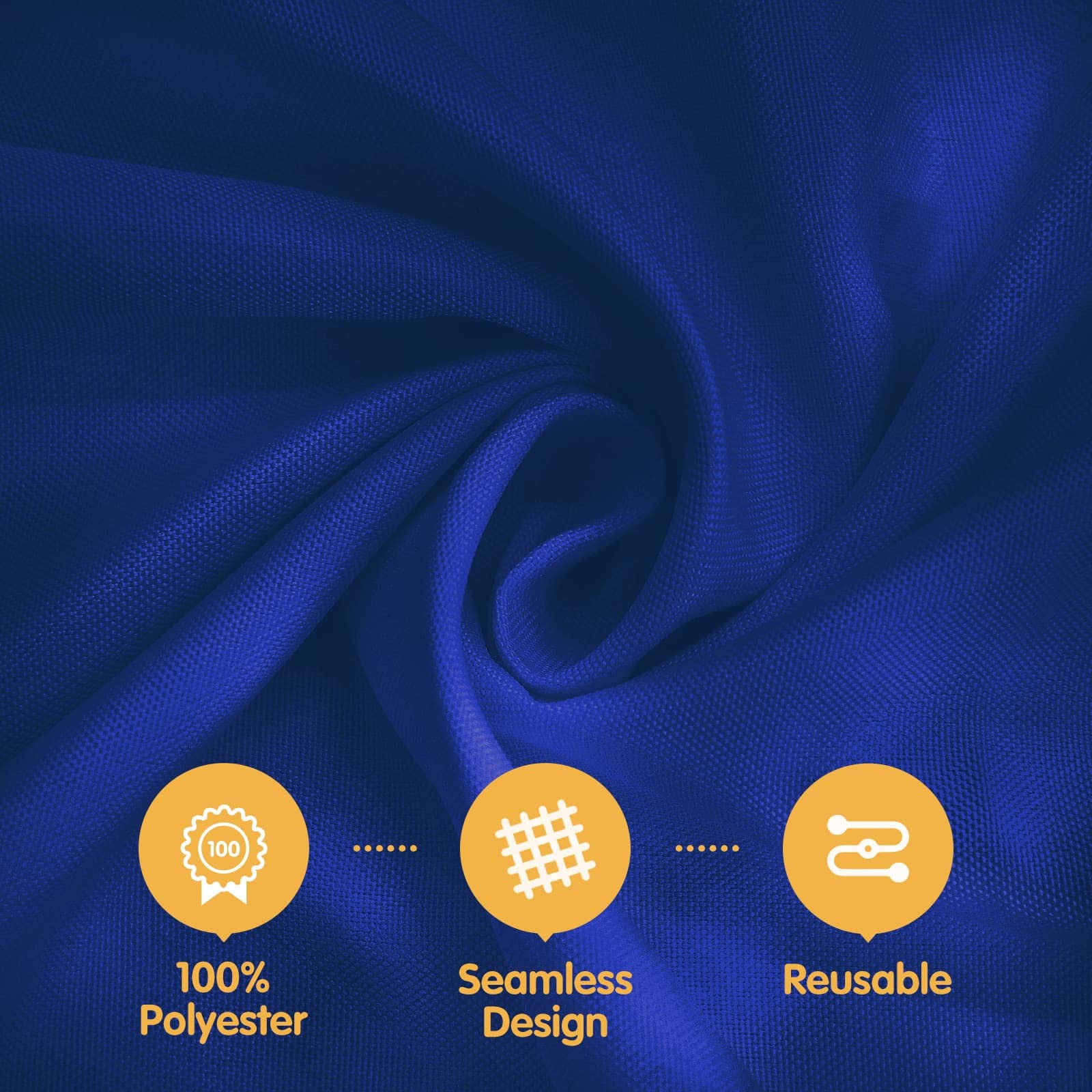 BRILLMAX navy tablecloth bulk pack highlights value for events and bulk orders.