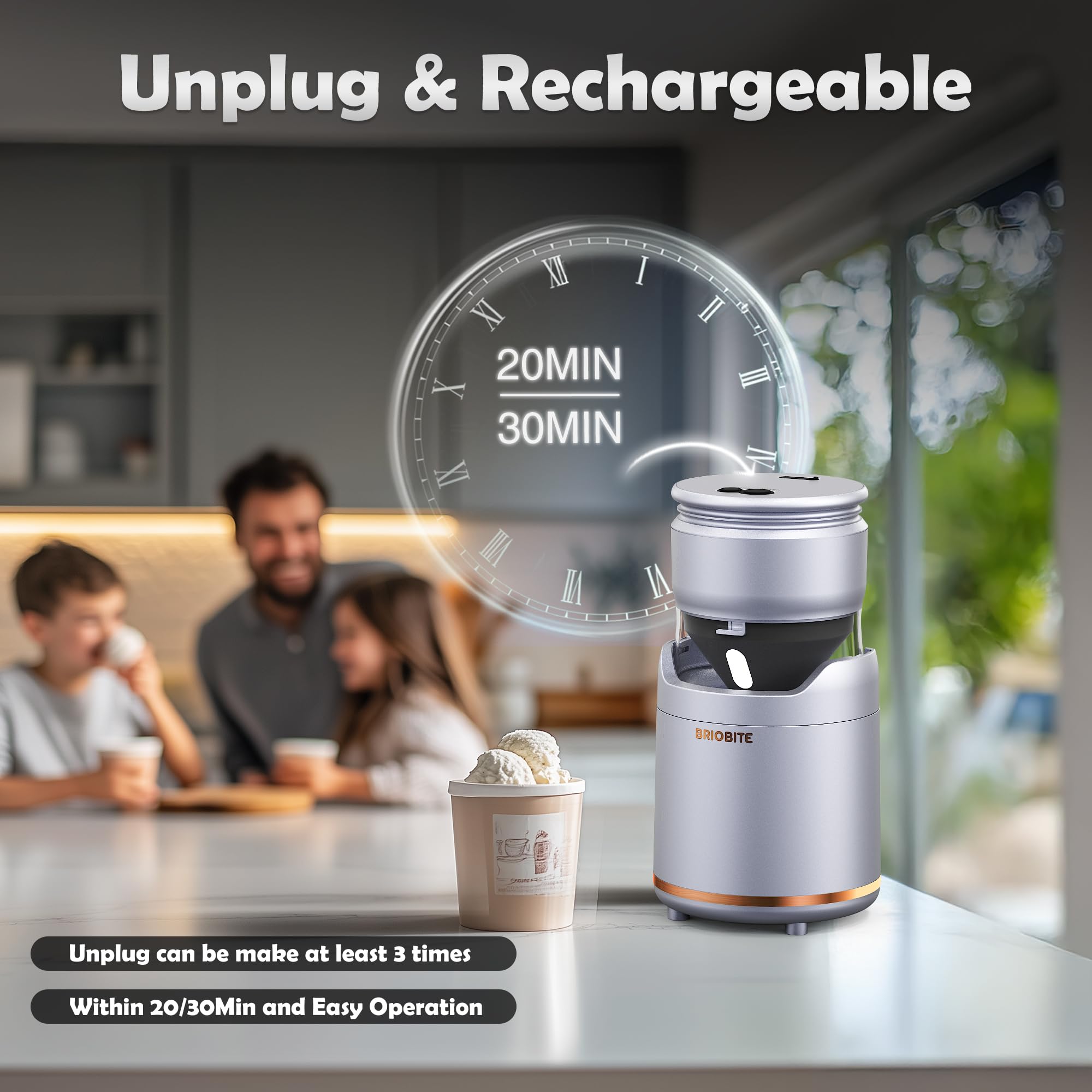 BRIOBITE compact design perfect for travel and small batches