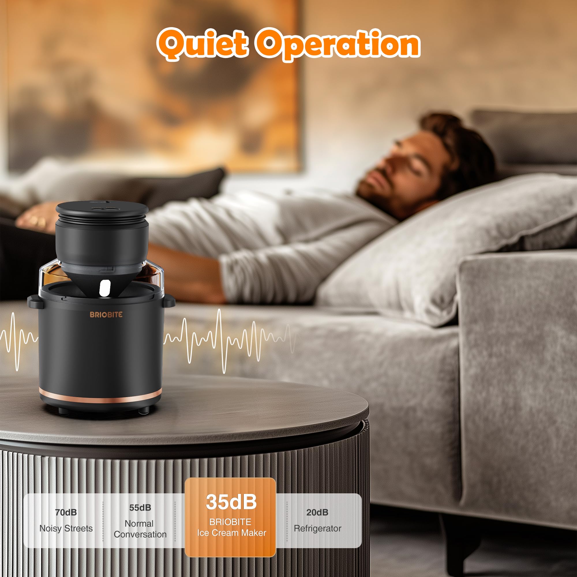 BRIOBITE removable parts simplify cleaning after dessert prep.