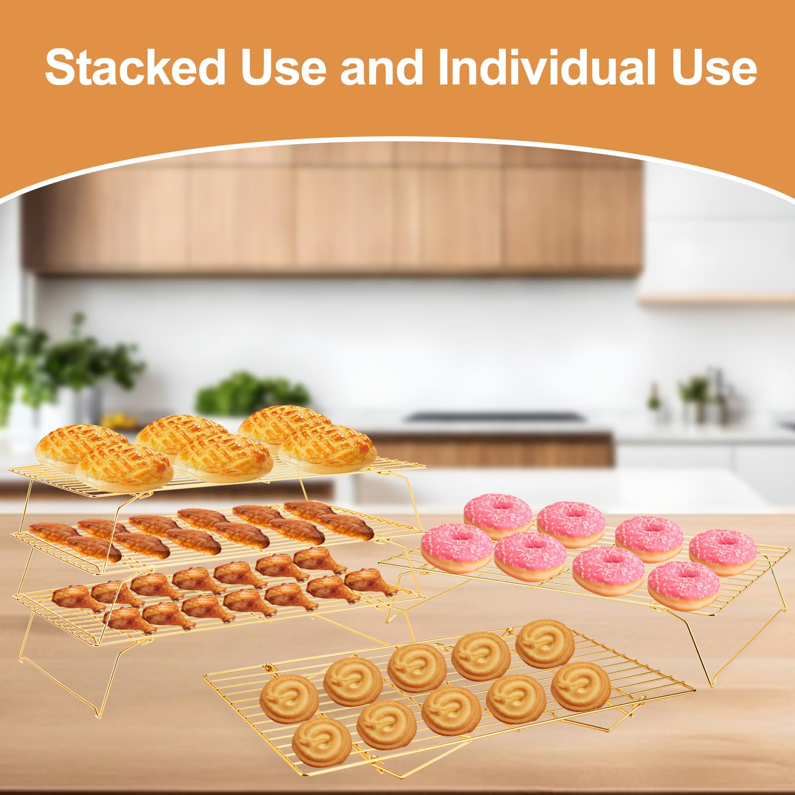 BRIOOUT versatile rack suitable for baking, roasting, or dehydrating.