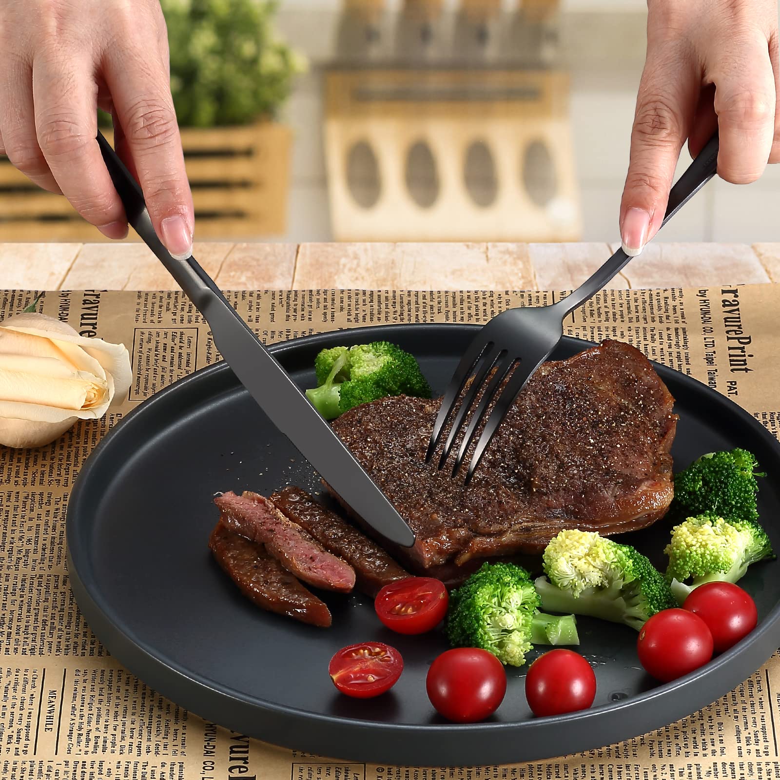 Versatile BRIOUT silverware suitable for home, weddings, or hotels