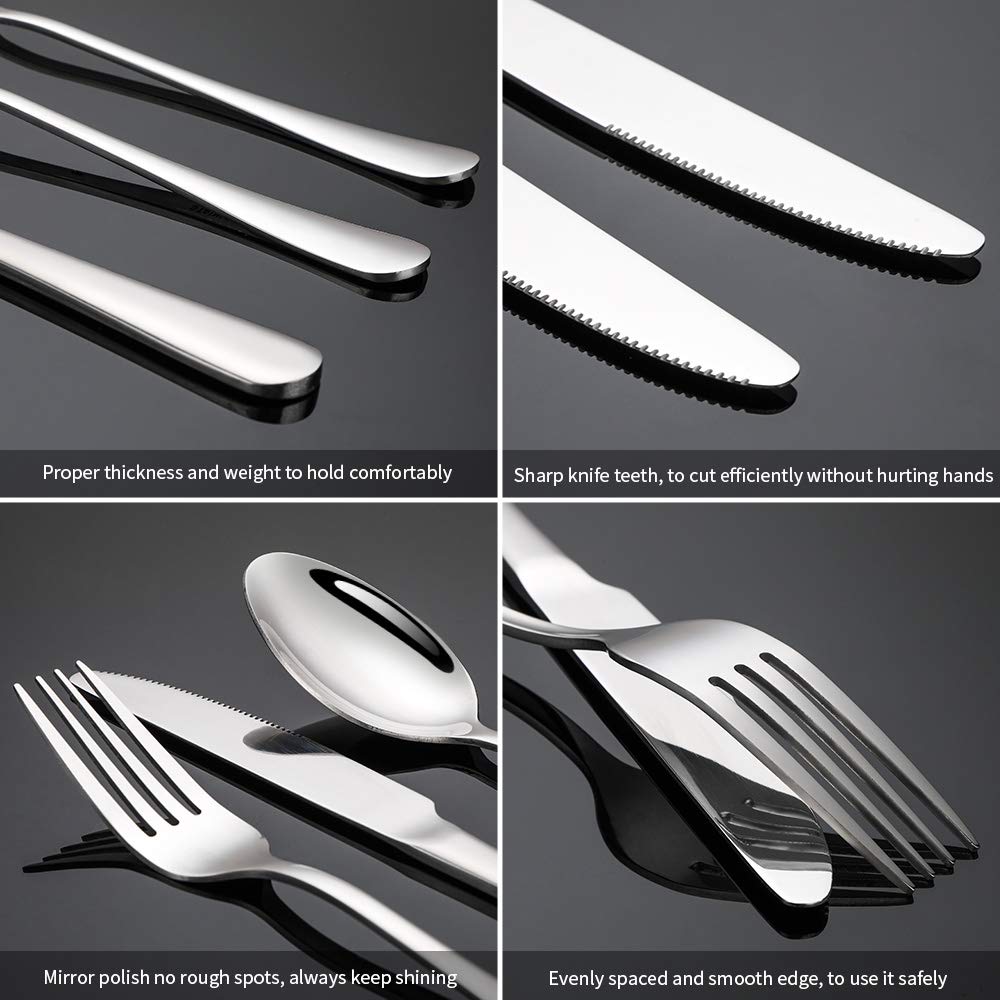 BRIOUT dinner forks with smooth edges for safe meals