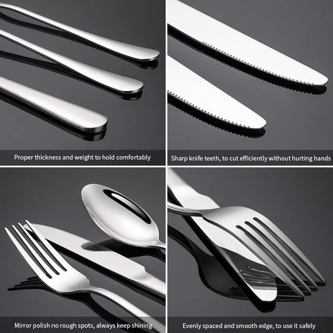 BRIOUT dinner forks with smooth edges for safe meals