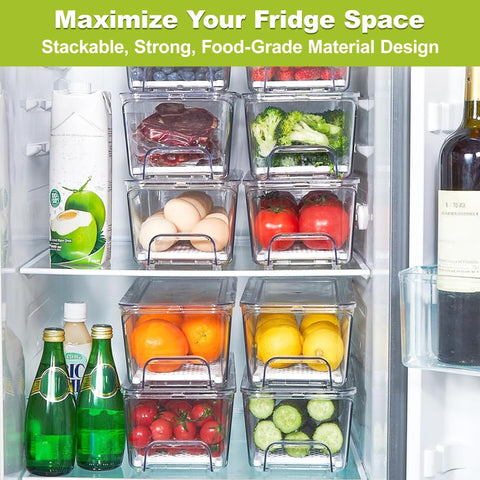 Brippo durable PET material ensures sturdy daily fridge use.