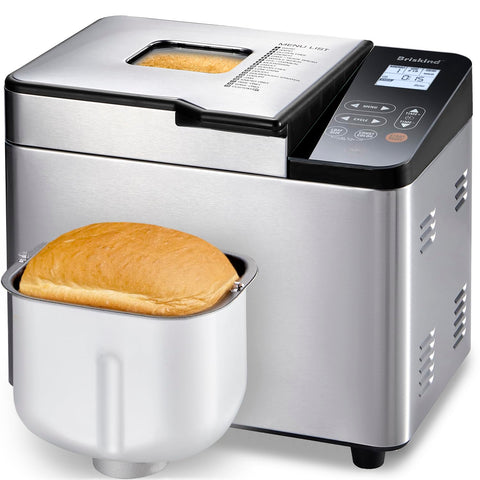 Briskind bread maker front view in a sleek kitchen setup